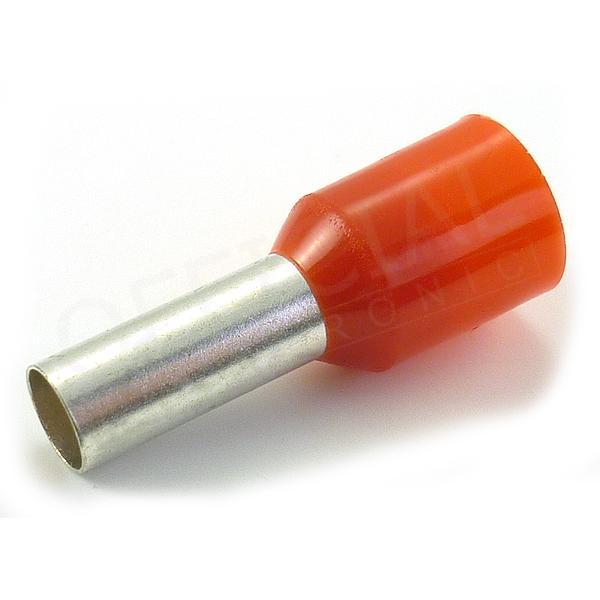 Dutinka izolovaná 10/12mm červená- DI 10-12 červená