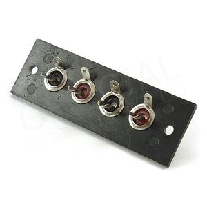 Konektor Cinch zasuvka-panel 4x