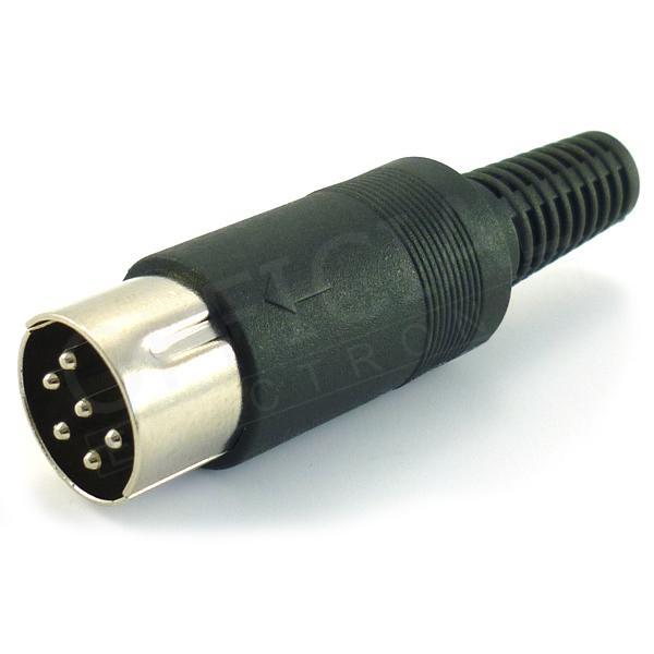 Konektor na kabel DIN 6V