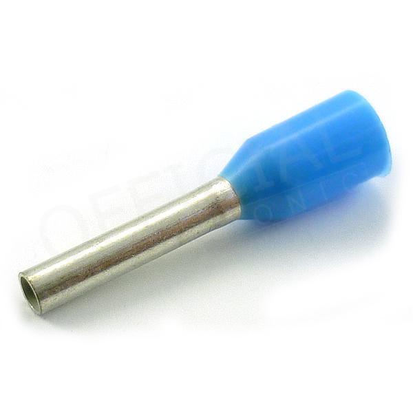 Dutinka izolovaná 0,75/8mm modrá- DI 0,75-8 modrá