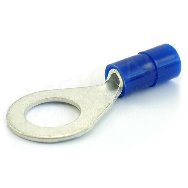 Oko izolované M8/2,5mm2 modré podle DIN- OI 2,5-M8/PA DIN