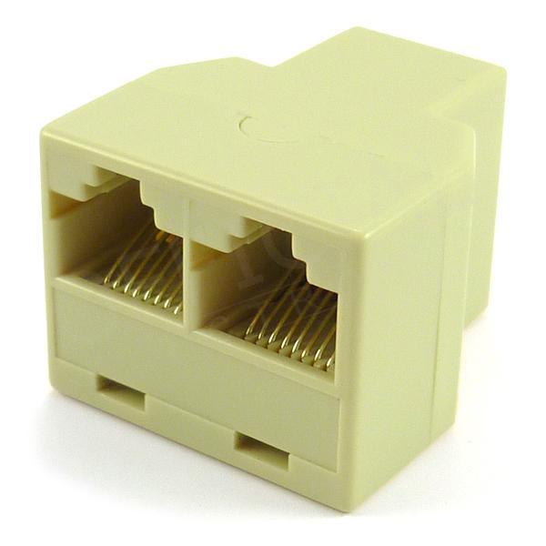Telefonní konektor RJ45 rozdvojovací