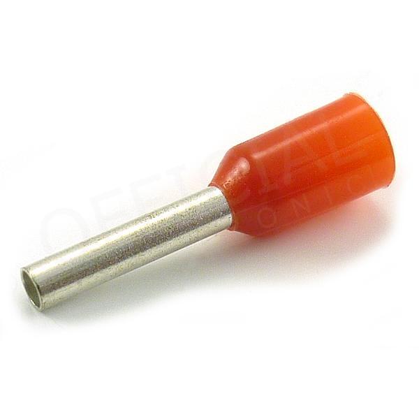 Dutinka izolovaná 1,0/6mm červená DI 1,0-6 červená