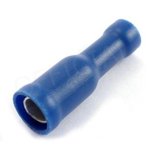 Faston kulatý-dutinka/4mm izolovaná modrá - OKC 2,5-4