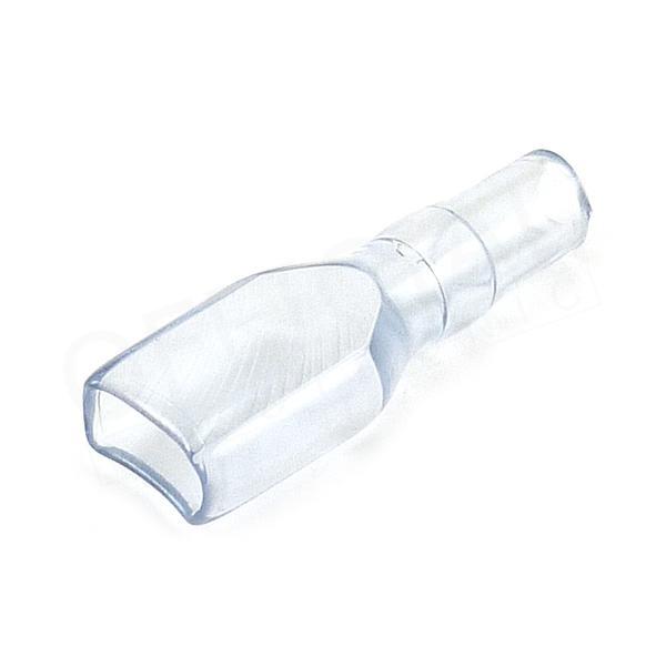 Izolační kryt fastonu 6,5mm/2,5mm/24mm průhledný