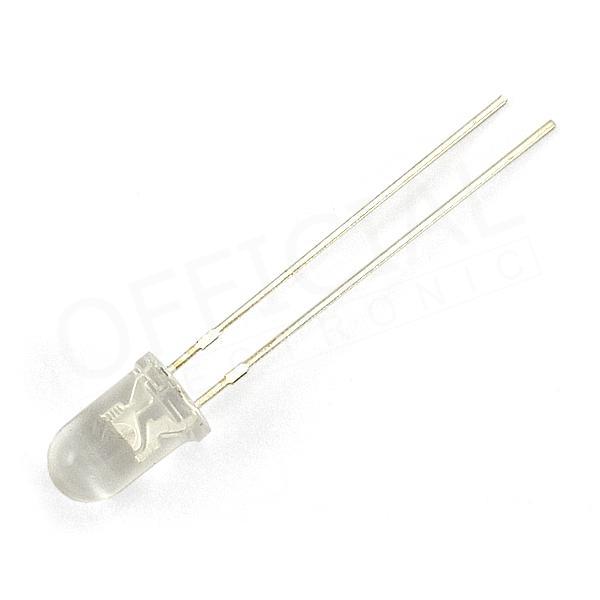 LED 5mm čirá, 26cd / 30° 530