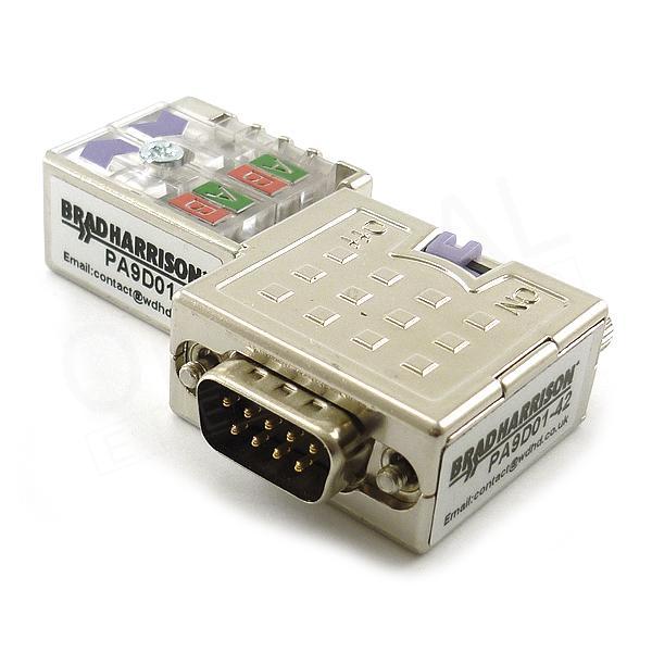 Profibus konektor, programovací port 120103-0001 / PA9D01-42