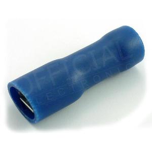 Faston dutinka 2,8x0,5/2,5mm2 celoizolovaná modrá - dvojkrimp