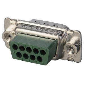Tělo 9PIN  D-Sub FCT FUT09P7-K120 + se šroubovací maticí