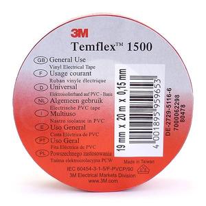 Izolační páska 3M Temflex 1500 červená