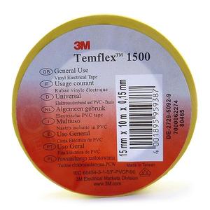Izolační páska 3M Temflex 1500/15mm žlutá