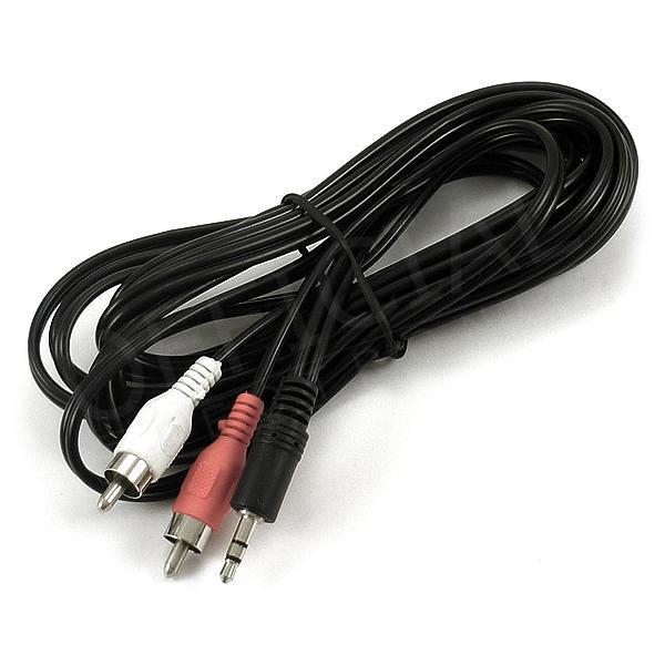 Konektor a kabel jack 3,5st -> 2xcinch 3,0m