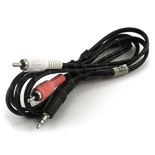 Konektor a kabel 3,5mm -zu- Cinch 1,5m