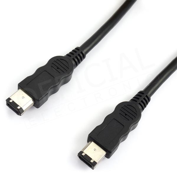 Kabel FireWire IEEE 1394 6/6 4,5 a 5m šedý, černý