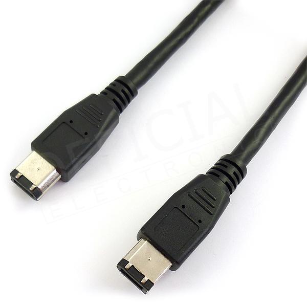 Kabel FireWire IEEE 1394 6/6 1,8m šedý, černý