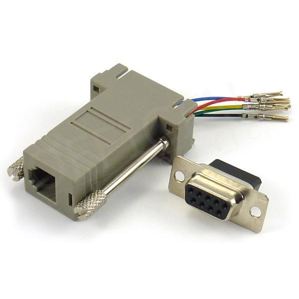 Redukce RJ12-CAN9 zásuvka