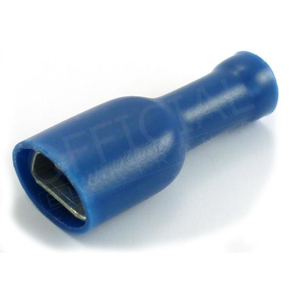 Faston dutinka 6,3x0,8/2,5mm2 celoizolovaná modrá- OPC 2,5-68
