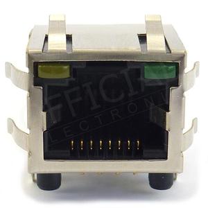 Telefonní konektor RJ45 8-8 PCB stíněný LED Y/G