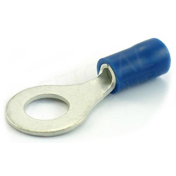 Oko izolované M6/2,5mm2 modré- OI 2,5-M6/PVC