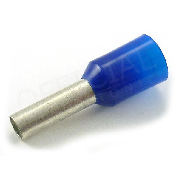 Dutinka izolovaná 2,5/8mm modrá- DI 2,5-8 modrá