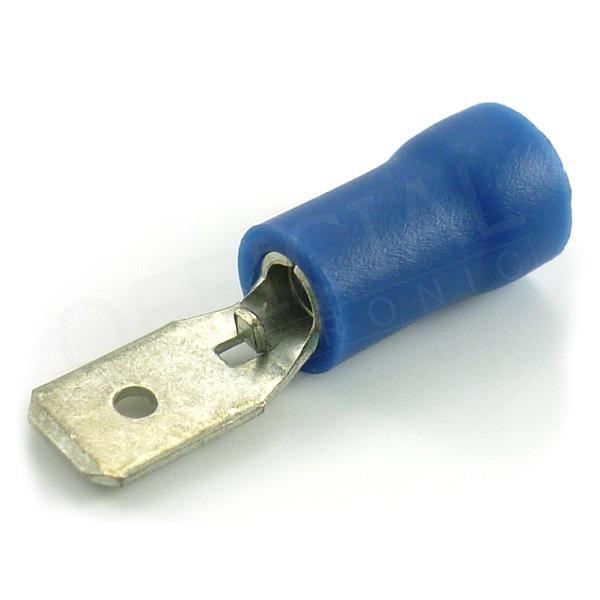Faston kolík 4,8x0,5/2,5mm2 poloizolovaný modrý- KPP 2,5-45