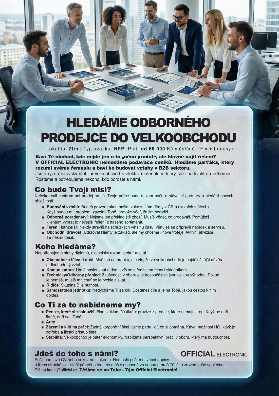 Inzerát prodejce do VO Inzerát prodejce do VO